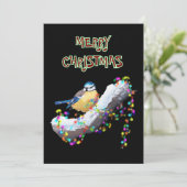 Twinkle Twinkle Little Tit Feiertagskarte (Stehend Vorderseite)