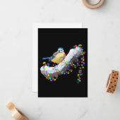 Twinkle Twinkle Little Tit Mitteilungskarte (Vorderseite/Rückseite Beispiel)