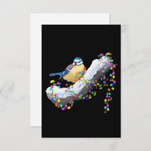 Twinkle Twinkle Little Tit RSVP Karte (Vorne/Hinten)