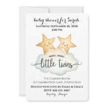 Twinkle, Twinkle Little Twins Baby Dusche