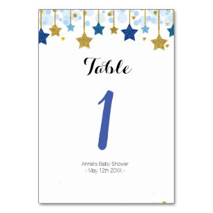 Twinkle Twinkle Moderne Tischnummer