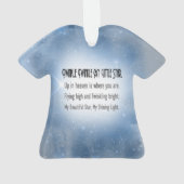 Twinkle Twinkle My Little Star Ornament (Rückseite)