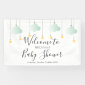 Twinkle Twinkle Neutral Baby Dusche Empfang Banner (Horizontal)