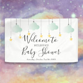 Twinkle Twinkle Neutral Baby Dusche Empfang Banner