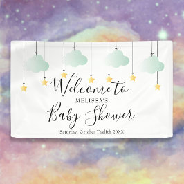 Twinkle Twinkle Neutral Baby Dusche Empfang Banner