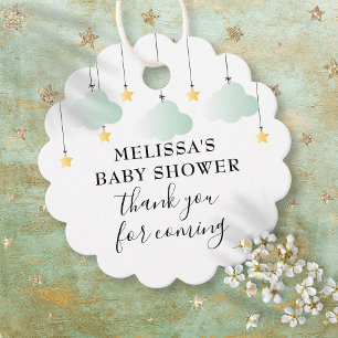 Twinkle Twinkle Neutrale Dusche Danke Geschenkanhänger