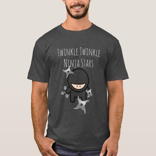 Twinkle Twinkle Ninja Stars T-Shirt (Vorderseite)