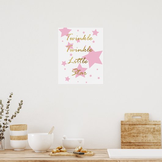 Twinkle Twinkle Poster (Küche)