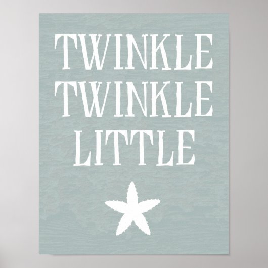 Twinkle Twinkle Poster (Vorne)