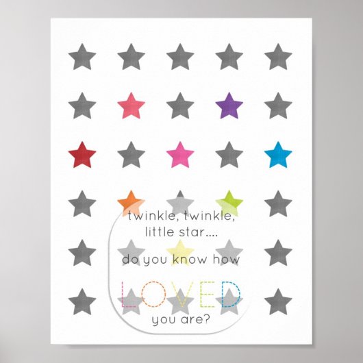Twinkle Twinkle Print Poster (Vorne)