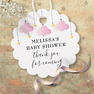 Twinkle Twinkle Rosa Mädchen Baby Shower Danke Geschenkanhänger
