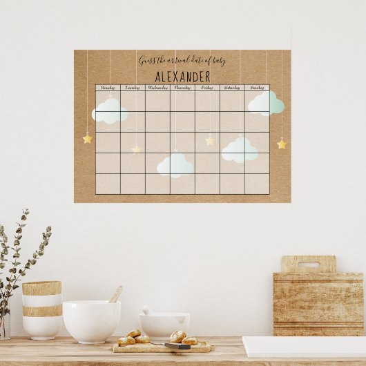 Twinkle Twinkle rustikale Ratschläge, der Fälligke Poster (Küche)