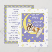 Twinkle Twinkle Shih Tzu Einladung (Vorne/Hinten)