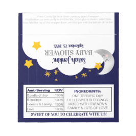 Twinkle Twinkle Star Baby Dusche Candy Wrapper Notizblock