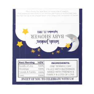 Twinkle Twinkle Star Baby Dusche Candy Wrapper Notizblock