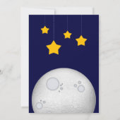Twinkle Twinkle Star Baby Dusche Einladung (Rückseite)