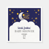 Twinkle Twinkle Star Baby Dusche Serviette (Vorderseite)