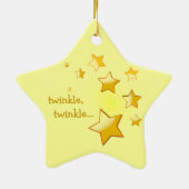Twinkle, Twinkle Star Ornament Yellow (Hinten)