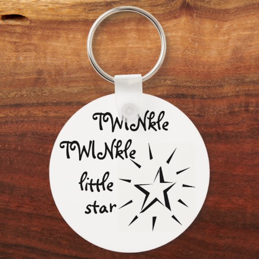 TWINkle TWINkle Stern Schlüsselanhänger (Vorderseite)