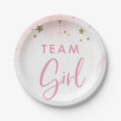 Twinkle Twinkle Team Girl Gender Reveal Teller (Vorderseite)