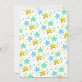 Twinkle Twinkle Unsere kleine Star Baby Dusche Einladung (Rückseite)