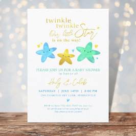 Twinkle Twinkle Unsere kleine Star Baby Dusche Einladung