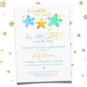 Twinkle Twinkle Unsere kleine Star Baby Dusche Inv Einladung