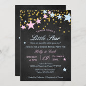 Twinkle Twinkle, was Sie sind Geschlecht offenbare Einladung (Vorne/Hinten)