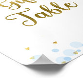 Twinkle Twinkle Wasserfarbe gibt Tafelzeichen Poster (Ecke)