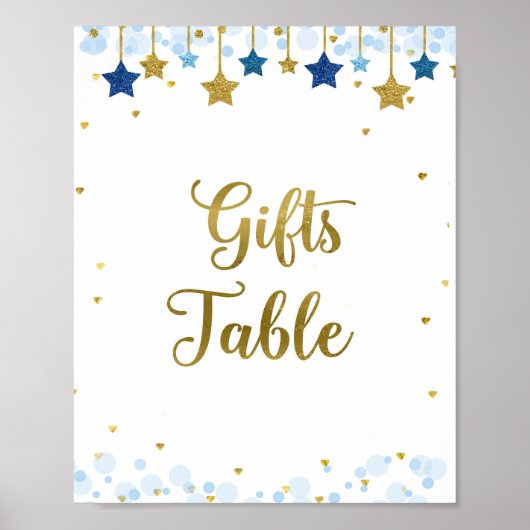 Twinkle Twinkle Wasserfarbe gibt Tafelzeichen Poster (Vorne)