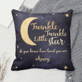 Twinkle Twinkle Wasserfarbe Kissen