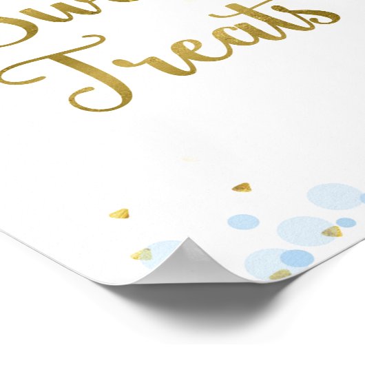 Twinkle Twinkle Wasserfarbe Süße Leckereien Unters Poster (Ecke)