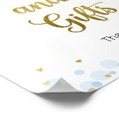 Twinkle Twinkle Wasserfarbkarten und Geschenkschil Poster (Ecke)