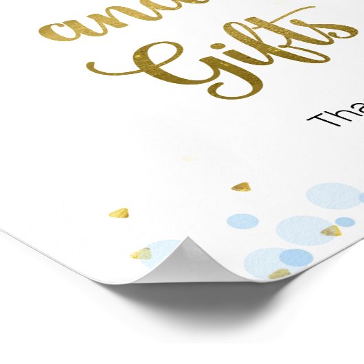 Twinkle Twinkle Wasserfarbkarten und Geschenkschil Poster (Ecke)