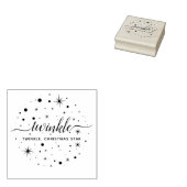 Twinkle Twinkle Weihnachtssterne Fallender Schnee Gummistempel (Stempel)