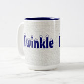 Twinkle Twinkle Zweifarbige Tasse (Vorderseite Links)