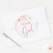Twinkle Twinkler Gender Reveal Stickers Team Girl (Umschlag)