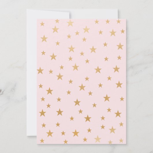 Twinkle Twins Baby Sprinkle, zwei Mädchen duschen Einladung (Rückseite)