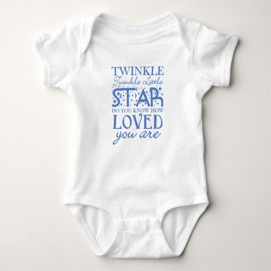 Twinkle wenig Sternbaby-Shirt-Bodysuiteinteiler Baby Strampler (Vorderseite)