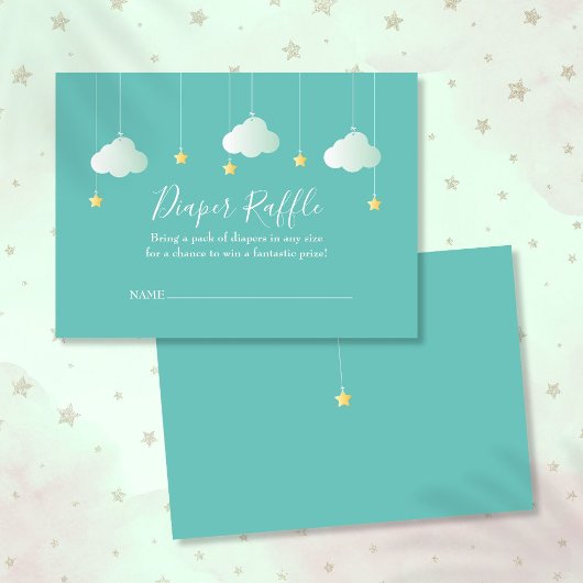 Twinkle Windel Diaper Raffle Babydusche Begleitkarte
