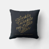 Twinkle winken meinen kleinen Stern Kissen (Rückseite)