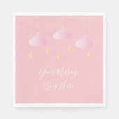 Twinkle winzige kleine Stern Mädchen Dusche pink Serviette (Vorderseite)