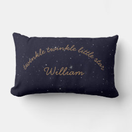 Twinkle winzige kleine Sterne Lumbar Cushion Lendenkissen