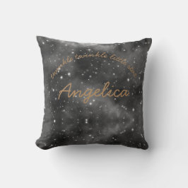 Twinkle winzige kleine Sterne Personalisiertes Pol Kissen