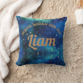 Twinkle winzige kleine Sterne Personalisiertes Pol Kissen (Decke)