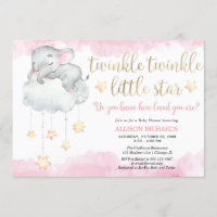 Twinkle winzige Stern-Rosa-Goldene Babydusche