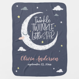 Twinkle winziger Stern personalisiert Babydecke