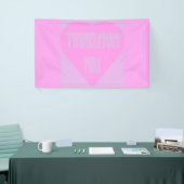 Twinkle Zehen Tina Pink und Lila Pastellfarben Her Banner (Messeveranstaltung)