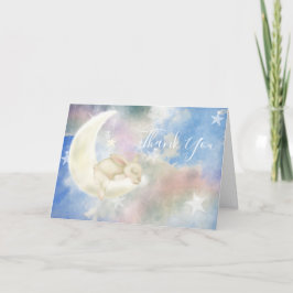 Twinkles Baby Bunny Sweet Dreams | Himmel und Wolk Dankeskarte