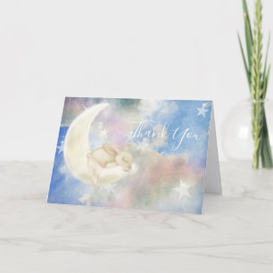 Twinkles Baby Bunny Sweet Dreams   Himmel und Wolk Dankeskarte
